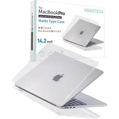 2026 M5シリーズ対応【質感そのまま、傷を守る】MacBook Pro 14インチ(14.2inch)用 クリアマットカバー ハードケース M4／M3／M2／M1シリーズ対応 [Pro／Max含む] A3112 A3185 A3401 A2442 A2 1