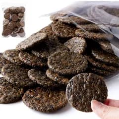 天然生活 国産 黒胡麻 せんべい （400g） 多胡麻 ごま お徳用 どっさり 大容量 国内産うるち米使用 煎餅 