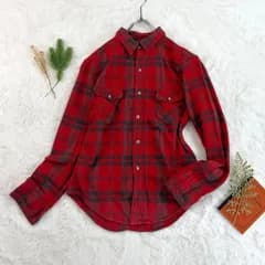 日本製 45R 45RPM Flannel Shirt フォーティーファイブアールピーエム 長袖 ネルシャツ チェックシャツ ポケット レディース