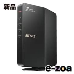 BUFFALO  バッファロー 無線LAN親機 Wi-Fi 7 11be 対応デュアルバンドWi-Fiルーター 2882+688Mbps ブラック WSR3600BE4P/DBK (2653564)