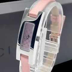新品電池 稼働品 GUCCI グッチ レディース腕時計 3900L クォーツQZ シルバー 文字盤 GGモノグラム スイス製