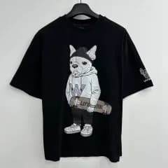100 ライフワーク メンズ ルーズフィット 半袖 Tシャツ