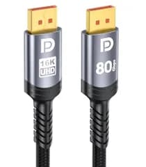 Sniokco 80Gbps DisplayPortケーブル 2.1 3M 済み16K対応DPケーブル、16K@60Hz・8K@240Hz・4K@540Hz・360Hz・240Hz対応、HDR・HDCP 2.3・DSC・FreeSync・G- ac7fdcdb