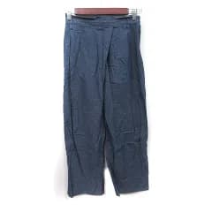 メルベイユアッシュ MERVEILLE H. テーパードパンツ 34 XS 紺 ネイビー /YI