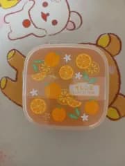(正規品)日本 弁当箱 小物入れ ケース オレンジ
