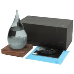 テンポドロップ ドーン ストーム グラス Perrocaliente 正規品 おしゃれなインテリア ペロカリエンテ 100percent 結晶 クロス付き (Tempo Drop Dawn) 国内発送