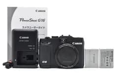 【美品・完動品】Canon PowerShot G16 高級コンデジ 明るいF1.8レンズ 高速AF Wi-Fi搭載 高画質 手ブレ補正 キヤノン パワーショット デジタルカメラ