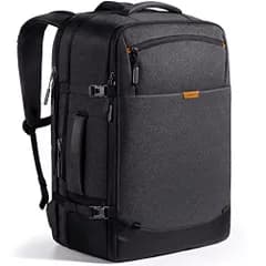 【新品】Inateck 38.5-46.2Lトラベルバックパック 拡張可能 機内持ち込み手荷物 ハンドラゲッジ トロリーストラップ付き 最大17.3インチラップトップ収納可能 盗難防止 撥水加工 耐衝撃 通勤 出張 通学 男女兼用 1aa0334f