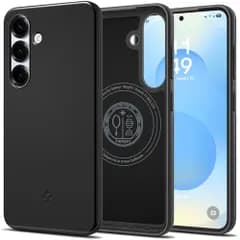 【新品】Spigen 【創業18年の技術力】 Galaxy S25 ケース 薄型 MagSafe対応 耐衝撃 マット仕上げ 軽量 米軍MIL規格取得 2重構造 指紋防止 Qi2ワイヤレス充電対応 シン・フィット ACS08993(ブラック) c17399dd