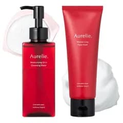 【新品】Aurelie オレリー クレンジングウォーター 150ml フェイスウォッシュ 120g 2点 セット MEGUMI 開発 メイク落とし 洗顔 洗顔料 拭き取り 毛穴 角栓 角質ケア スキンケア 潤い成分配合 整肌成分 肌キメ 素肌 b7ed8581