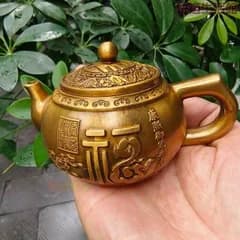 万事如意徳利 急須 煎茶道具 銅製品 装飾品 工芸品 美術品置物ですzw519zw519