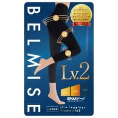 【新品】[Belmise] 3枚＋1枚 セット購入で実質“1枚無料” ベルミスslim leggings Premium 着圧レギンス タイツ fb980253