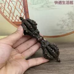 九股法器  金剛杵  降魔杵 密教法器  銅製品 鎮宅辟邪 開運風水 招財 置物zw519zw519