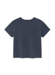 GLOWNY グロウニー GLASS CLUB Tシャツ クラス クラブ Tシャツ ネイビー
