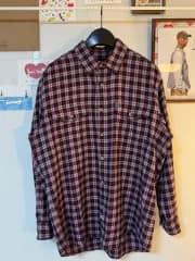 (XL)THE NORTH FACE ザノースフェイス Cool Max レッド CHECK チェック シャツ