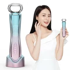 美顔器 EMS リフトアップ RF温冷美顔器 イオン導出 イオン導入 多機能美容器 1台10役【EMS微電流 RF温冷 6種類モード 5段階レベル 3色LED 光エステ】毛穴 汚れとり 肌引き締め 目元ケア 口元ケア 肌ケア 温冷ケア 自宅用 イオン美顔器 0