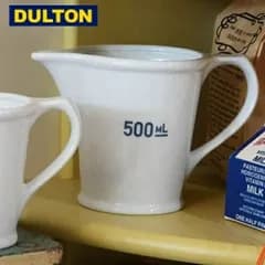 計量カップ メジャージャグ 500ml ダルトン DULTON /ホワイト M-0668-500 メジャージャグ 計量スプーン キッチン雑貨 キッチンツール 調理器具 シンプル ジャグ セラミック