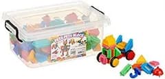 【中古】(未使用･未開封品)　ペタペタブロック (コンテナケース入) M 200PCS. vf3p617