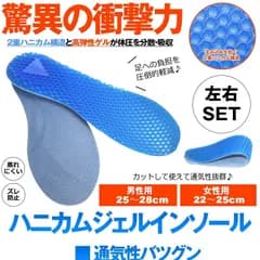 ゼロインソール インソール ジェル ジェルクッション 蒸れにくい ブルーマジックインソール ゲルクッション 衝撃吸収 中敷き クッション 涼しい スーパー 男女  ハニカム構造 ゲル 疲れ軽減 メンズ レディース 低反発 かかと スポーツ 立ち仕事