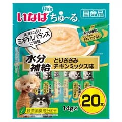いなば ちゅーる 水分補給 とりささみ チキンミックス味 14g×20本入り(1ケース16袋)