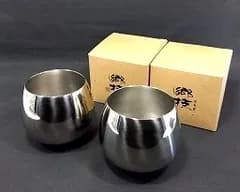 s25g-789n【中古】ヨシカワ　郷技　スイングタンブラー　ペアセット　ステンレス　390ml　YJ2118