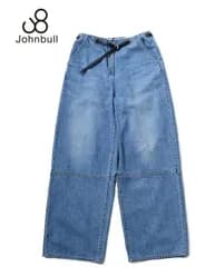 Johnbull（ジョンブル）レディース 10オンスデニムベルテッドパンツ ペインターパンツ　JL241P03
