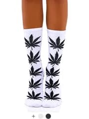 【ネコポス送料無料】HUF ハフ ソックス レディース メンズ おしゃれ かわいい ブランド 靴下 ユニセックス ESSENTIALS PLANTLIFE SOCKS マリファナ SK00298