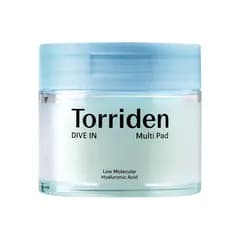 Torriden(トリデン) ダイブイン マルチパッド(80枚入り) スキンケア 乾燥 保湿 ふき取り 化粧水 ヒアルロン酸 クーリングケア 部分ケア ポイントケア 無着色 無香料 敏感肌 韓国コスメ 即日発送