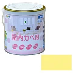 アサヒペン NEWインテリアカラー屋内壁 0．7Lパステルイエロー