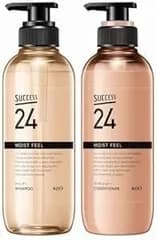 サクセス24 モイストフィール シャンプー本体400ml + コンディショナー 本体 400ml セット (みずみずしいフルーティフローラルの香り)