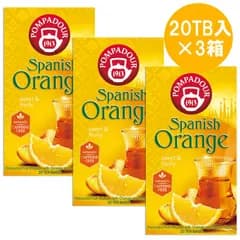 ポンパドール フルーツティー スパニッシュオレンジ 20tb×3箱