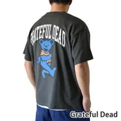 グレイトフルデッド 半袖Tシャツ 正規品 《8-4チャコール》新品 未使用 メンズ tシャツ 綿 ワイド ビッグT バックプリント Grateful Dead ロックT バンドT【D8U】【メール便2】ファッション メンズ M L XL 夏