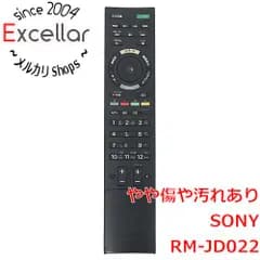 [bn:3] SONY　テレビ用リモコン RM-JD022　本体いたみ