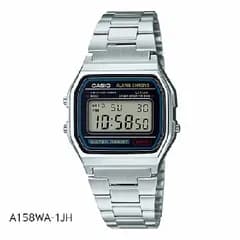 新品　カシオ 腕時計 メンズ スタンダード デジタル ステンレスバンド A158WA-1JH