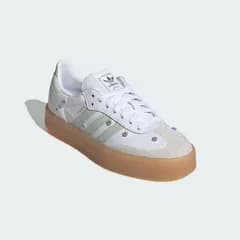 アディダスオリジナルス adidas Originals サンベイ ストリート スニーカー ローカット 靴 通勤通学 MENS WOMAN JS3954 SAMBAE W CLOUD WHITE × LINEN GREEN × GUM