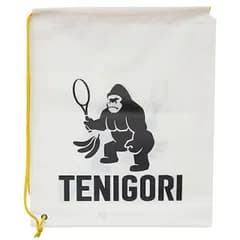 プレゼント包装などにも最適！TENIGORI(テニゴリ) 片ひも ランドリーバッグ マルチバッグ ナップサック 上質ポリエチレン製 両面ロゴ TGBG006【メール便発送】(042059994)