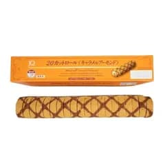 カット済み ロールケーキ  キャラメル アーモンド 210g ( 20カット / ケーキ )