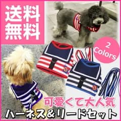 犬 ハーネス リード セット 小型犬 かわいい おしゃれ 安全 帯 胴輪 ペット服 散歩 ドッグ 用品 猫 簡単装着 30日保証