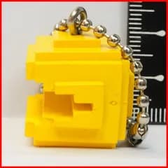 新ナムコ超殿堂コレクション キーホルダー【パックマン ドット3Dバージョン】フィギュア キーチェーン ゲーム キャラクター中古・本体のみ
