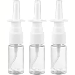 点鼻スプレーボトル 10ml 3本セット ドライノーズ 花粉症対策 鼻洗浄 携帯 透明 空容器[定形外郵便、送料無料]mer007