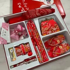 ◆kimono+one◆3～5歳用◆箱入り◆小物セット◆七五三◆女の子◆11点セット◆七五三お詣り着物こどものひお正月