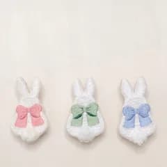 うさぎの刺繍ブローチ