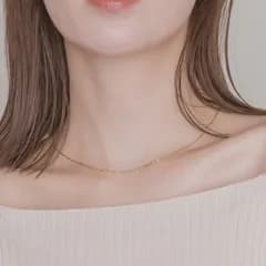 ネックレス レディース アレルギー対応 つけっぱなし サージカルステンレス 316L 錆びない シンプル スキンジュエリー 華奢 ルピス LUPIS st0008