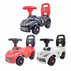 足けり乗用カー 耐荷重15kg 乗用玩具 クラクション音 ストッパー付 背もたれ 足こぎ 簡単組立 子供用 お子様の誕生日やクリスマスプレゼントにおすすめ