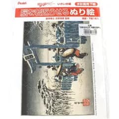 【新品未開封品】脳を若返らせるぬり絵 浮世絵名作　広重 「京都名所之内 祇園社雪中」