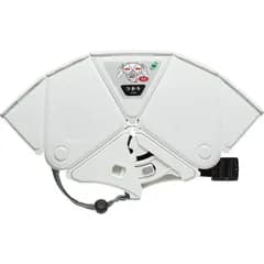 折りたたみ防災ヘルメット ＴＳＣ－１０Ｎ Ｆｌａｔｍｅｔ２ ホワイト CD4001900011 | 24-0118-040防災用品 防災グッズ 防災ヘルメット 安全ヘルメット 折りたたみ 収納袋付き 非常保護帽 保護帽 安全帽 避難 災害 災害対策 非常時 非
