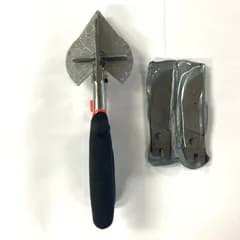 FLORA GUARD モールカッター アングルハサミ マルチアングルハサミ 45°-135° 調整可能 木材 プラスチック PVC 切断 2枚のスペアブレード （JDJ）