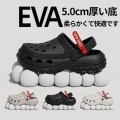 サンダル メンズ レディース クロッグサンダル サボサンダル  厚底 夏用 スポーツサンダル 室内履き 外出履き ファッションサンダル おしゃれ   ZZZ0002