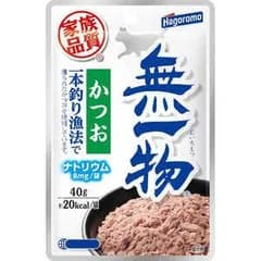 【新品・4営業日で発送】 はごろもフーズ 無一物パウチ かつお一本釣り漁法 40g (-)