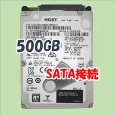 【中古動作品】HGST 2.5インチ 7mm HDD SATA(Serial ATA) 500GB HTS725050A7E630 ③